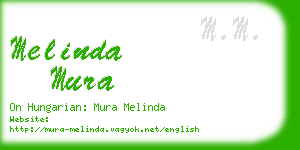 melinda mura business card